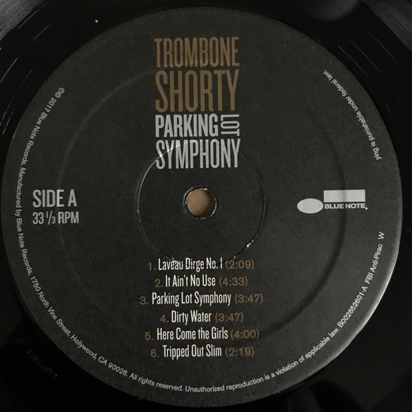 Trombone Shorty : Parking Lot Symphony (LP, Album, Gat)