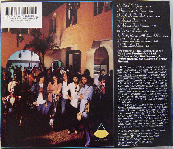 Eagles : Hotel California (CD, Album, Club, RE, BMG)