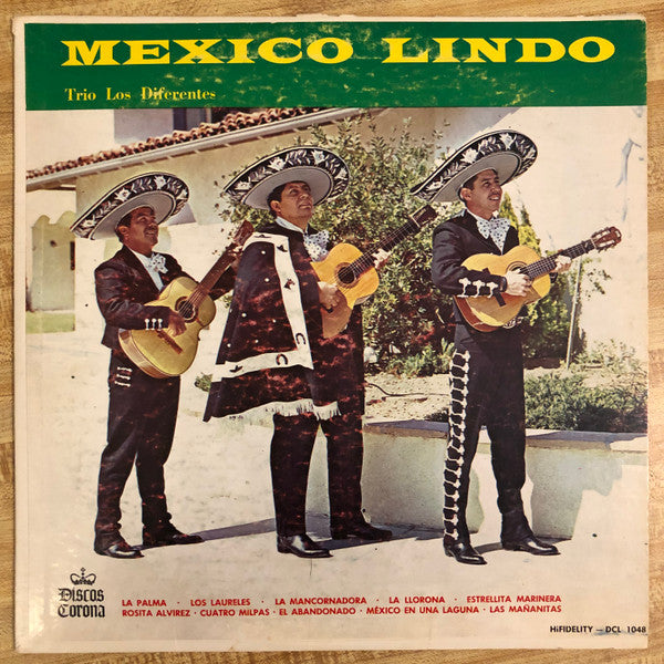 Trio Los Diferentes : Mexico Lindo (LP, Album)