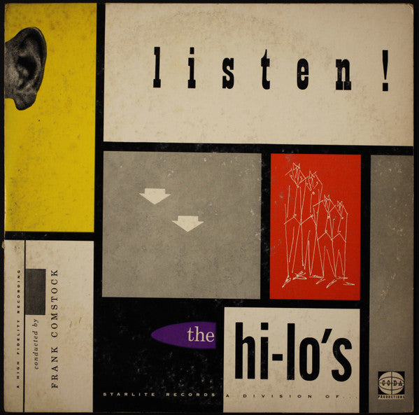 The Hi-Lo's : Listen! . . . To The Hi-Lo's (10", Album)