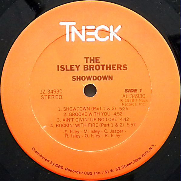 The Isley Brothers : Showdown (LP, Album, Pet)
