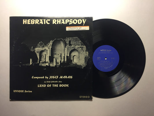 Josef Marais : Hebraic Rhapsody (LP)