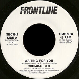 Crumbächer : Waiting For You (7", Single, Promo)