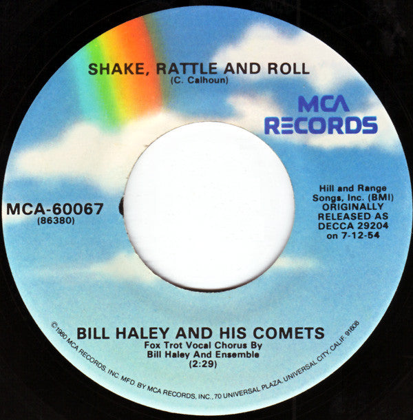 Bill Haley And His Comets : Shake, Rattle And Roll / See You Later, Alligator (7", RE)