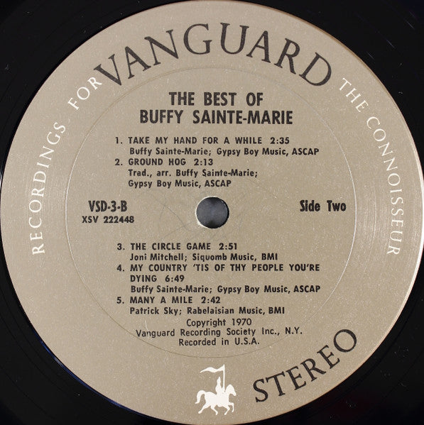 Buffy Sainte-Marie : The Best Of Buffy Sainte-Marie (2xLP, Comp)