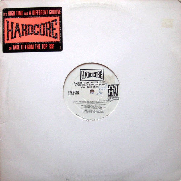 Hardcore (2) : Take It From The Top (12", Promo)
