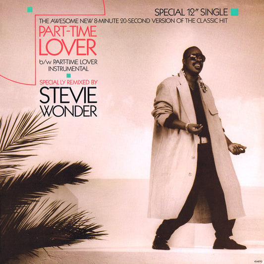 Stevie Wonder : Part-Time Lover (12" Version) (12", Single)