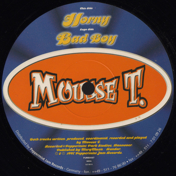 Mousse T. : Horny / Bad Boy (12")