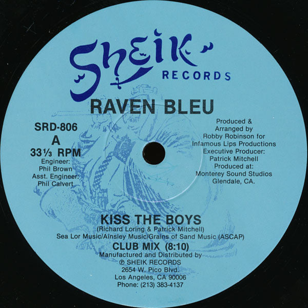 Raven Bleu : Kiss The Boys (12")