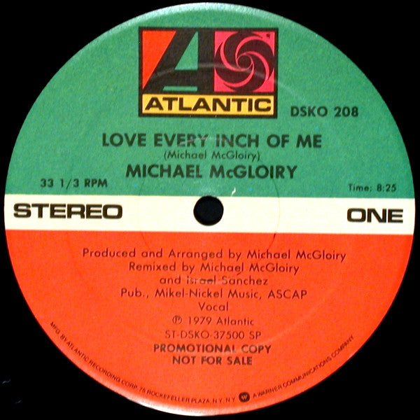 Michael McGloiry : Love Every Inch Of Me (12", Promo)