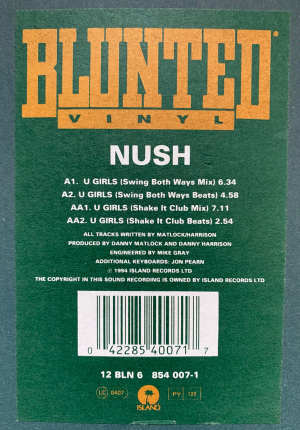 Nush : U Girls (12", Single)