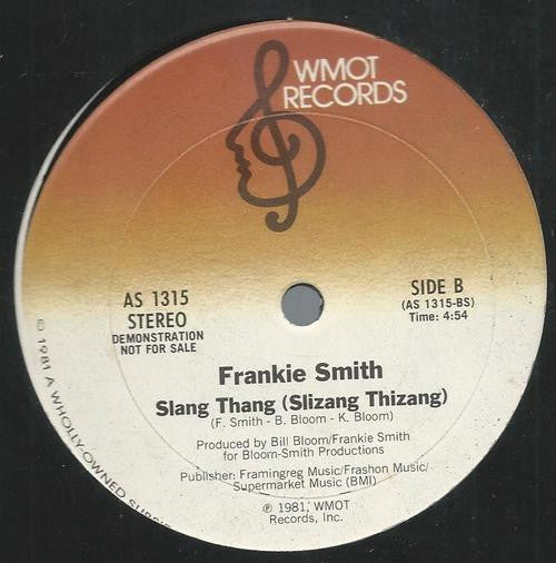 Frankie Smith : Teeny-Bopper Lady (12", Promo)