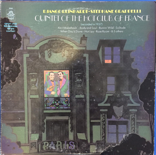 Django Reinhardt & Stéphane Grappelli : Quintet Of The Hot Club Of France  (LP, Comp)