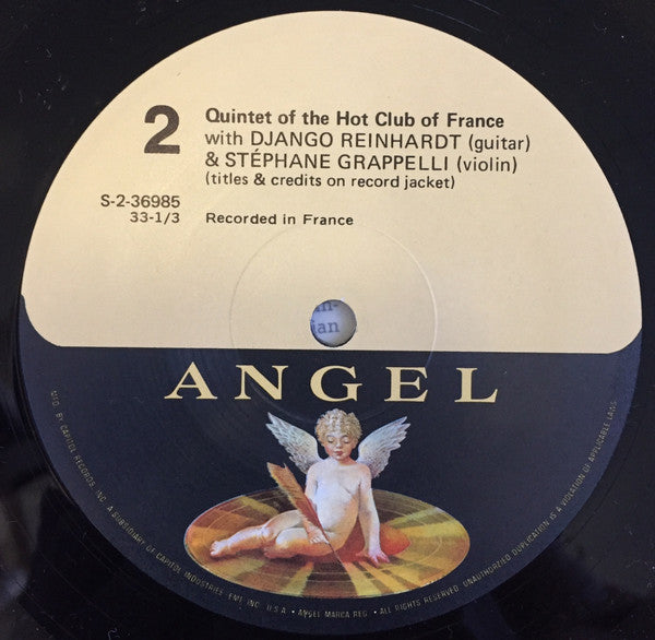 Django Reinhardt & Stéphane Grappelli : Quintet Of The Hot Club Of France  (LP, Comp)