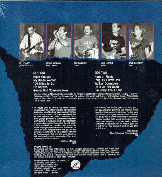 The Pontiax : 100 Miles To Go (LP, Album)