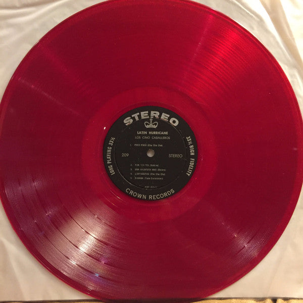 Los Cinco Caballeros : Latin Hurricane (LP, Album, Red)