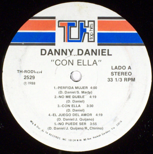 Danny Daniel : Con Ella (LP, Album)