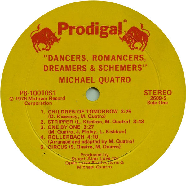 Michael Quatro : Dancers, Romancers, Dreamers & Schemers (LP, Album, Mon)
