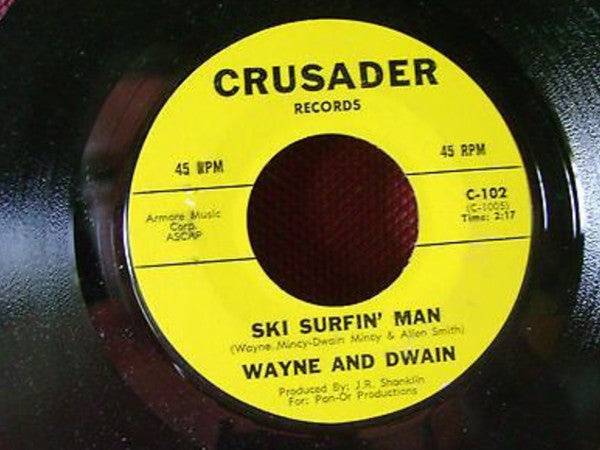 Wayne And Dwain : Ski Surfin' Man (7", Single)