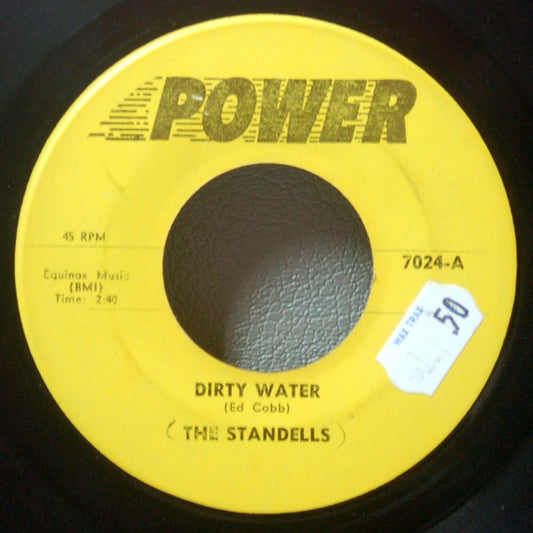 The Standells : Dirty Water / Sometimes Good Guys Don't Wear White (7", Single, Yel)