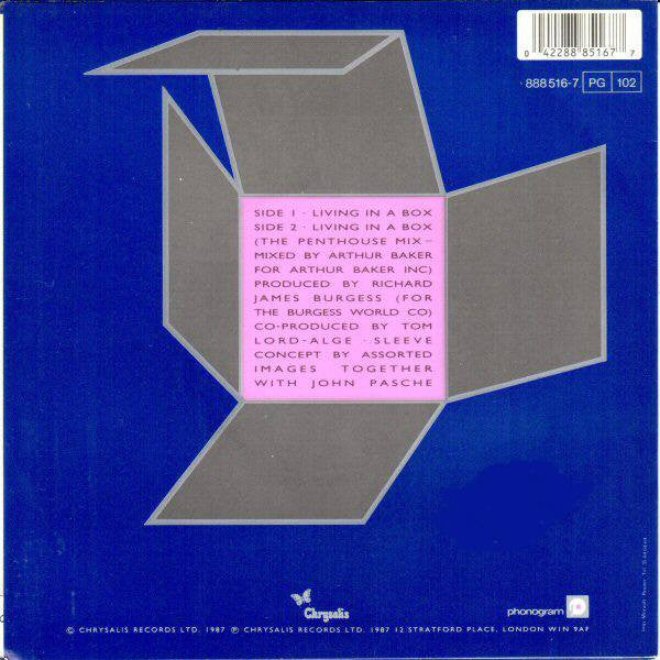 Living In A Box : Living In A Box (7", Single)