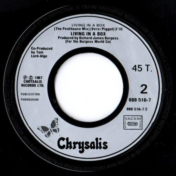 Living In A Box : Living In A Box (7", Single)