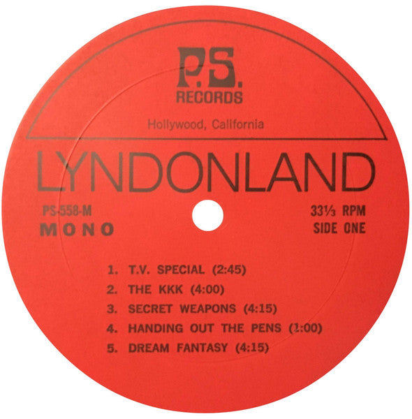 Various : Lyndonland (LP, Album, Mono, Mon)