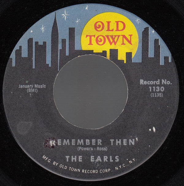 The Earls : Remember Then / Let's Waddle (7", Single)