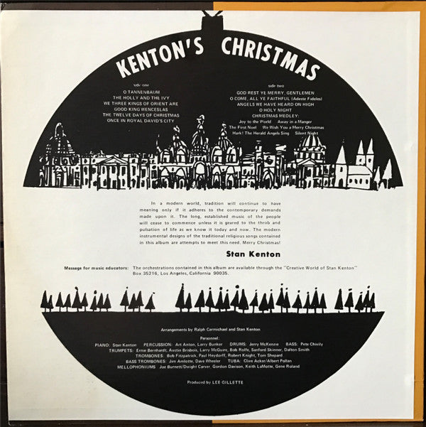 Stan Kenton And His Orchestra : Kenton's Christmas (LP, Album)