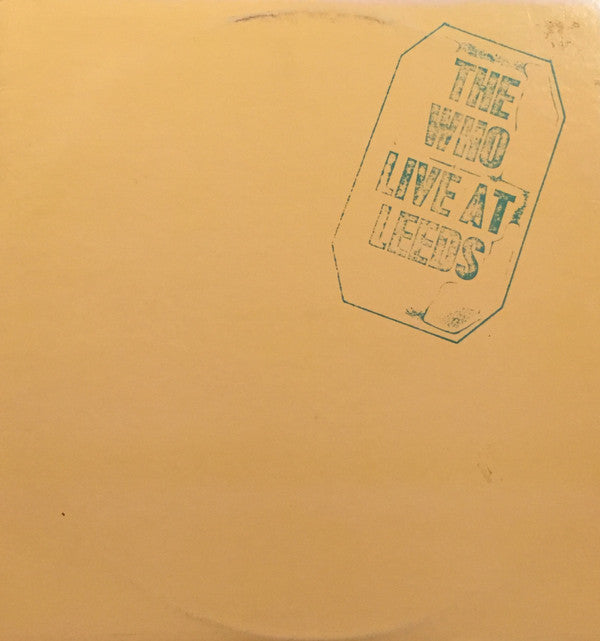 The Who : Live At Leeds (LP, Album, RE, Pin)