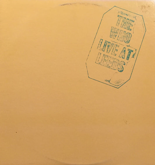 The Who : Live At Leeds (LP, Album, RE, Pin)