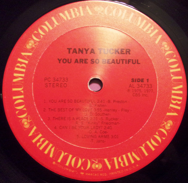 Tanya Tucker : You Are So Beautiful (LP, Album, Ter)