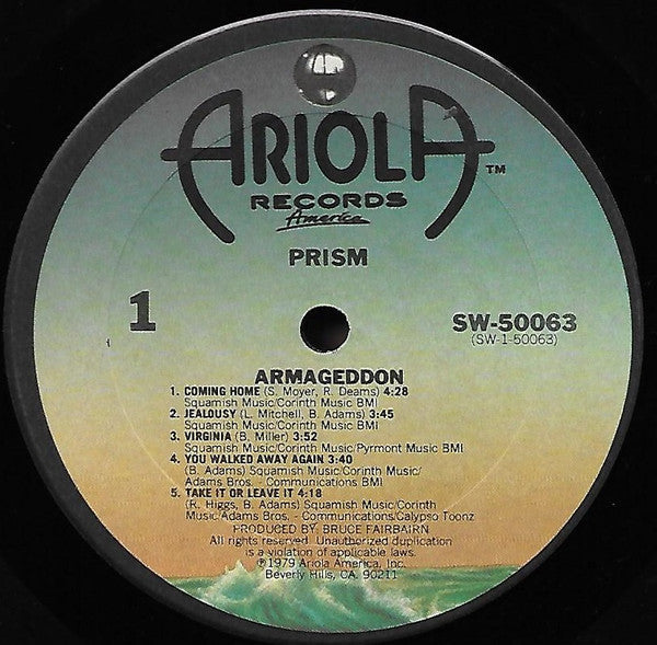 Prism (7) : Armageddon (LP, Album, Ter)