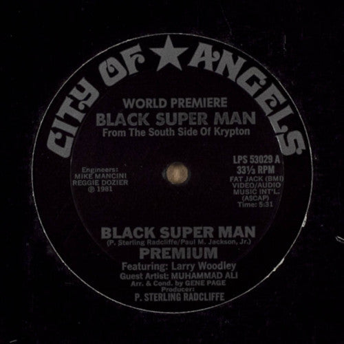 Black Super Man : Black Super Man Premium (12")