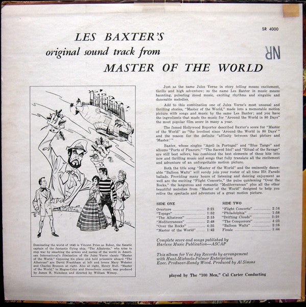 Les Baxter : Original Sound Track From... Jules Verne's Master Of The World (LP, Album)