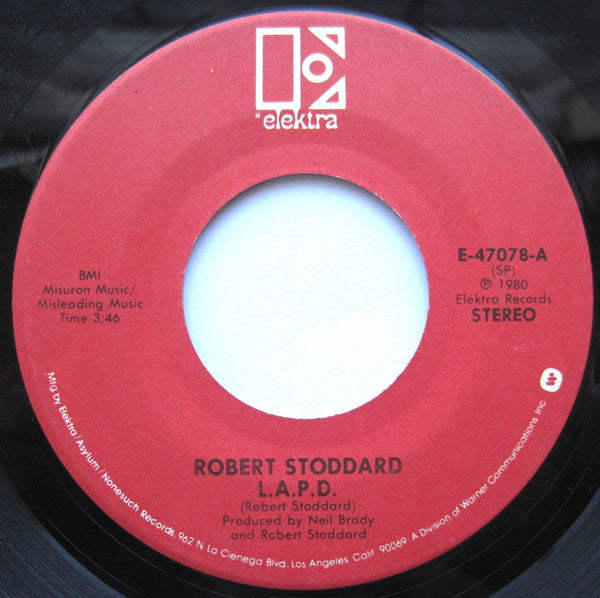 Robert Stoddard : L.A.P.D. (7", Single)