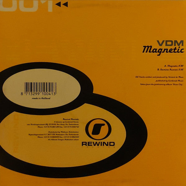 Vincent De Moor : Magnetic (12")