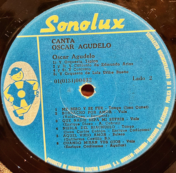 Oscar Agudelo : Canta (LP, Album, RE)