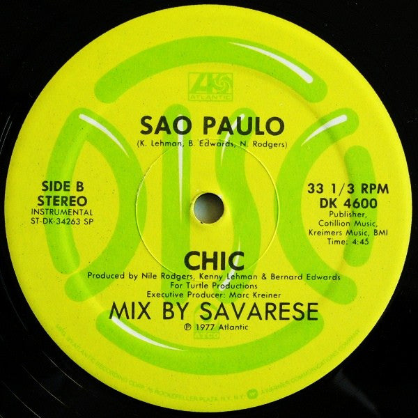 Chic : Dance, Dance, Dance (Yowsah, Yowsah, Yowsah) (12", Single)