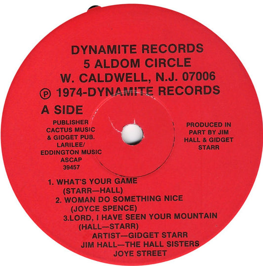 Gidget Starr, Jim Hall (15), Jimmie Kelly, Tom Passmore : What's Your Game (7")