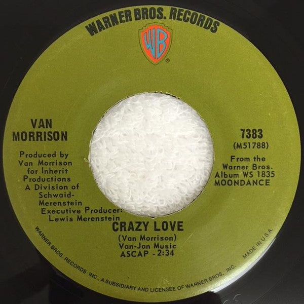 Van Morrison : Come Running (7", RP, San)