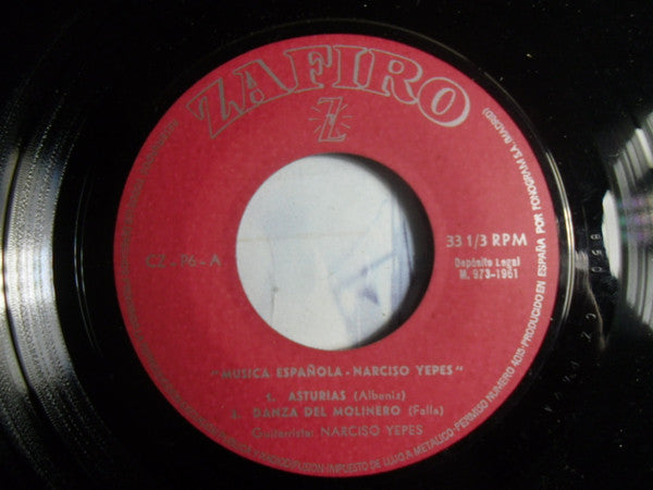 Narciso Yepes : Musica Española (7", EP)