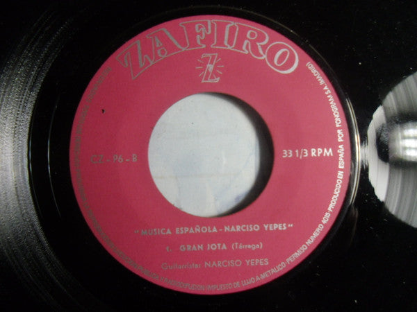 Narciso Yepes : Musica Española (7", EP)