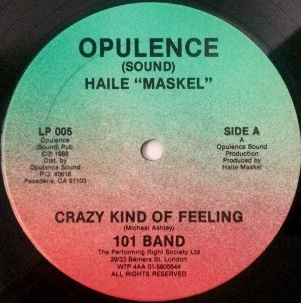 101 Band (2) : Crazy Kind Of Feeling  (12")