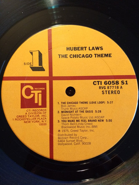 Hubert Laws : The Chicago Theme (LP, Album)