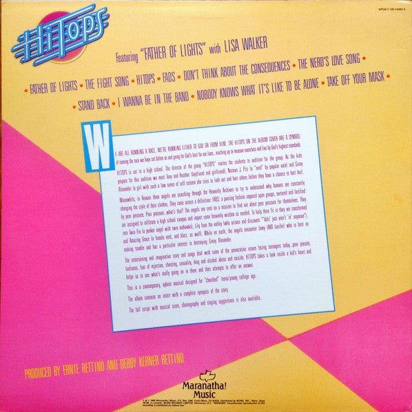 Maria Andrade (2), Dave Avanzino, Chris Brigandi, David Michael Carrillo, Jeff Carter (4), Cheryl Deida, Various : Hi-Tops - Original Soundtrack From the Musical (LP, Album)