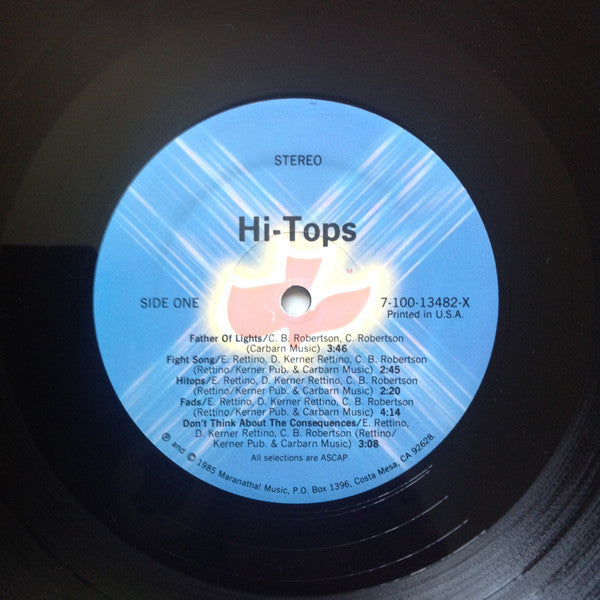 Maria Andrade (2), Dave Avanzino, Chris Brigandi, David Michael Carrillo, Jeff Carter (4), Cheryl Deida, Various : Hi-Tops - Original Soundtrack From the Musical (LP, Album)