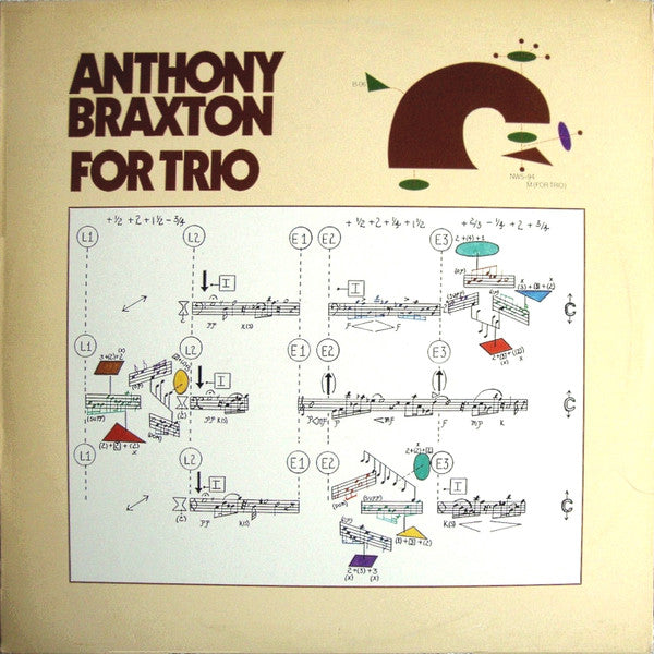 Anthony Braxton : For Trio (LP, Album)