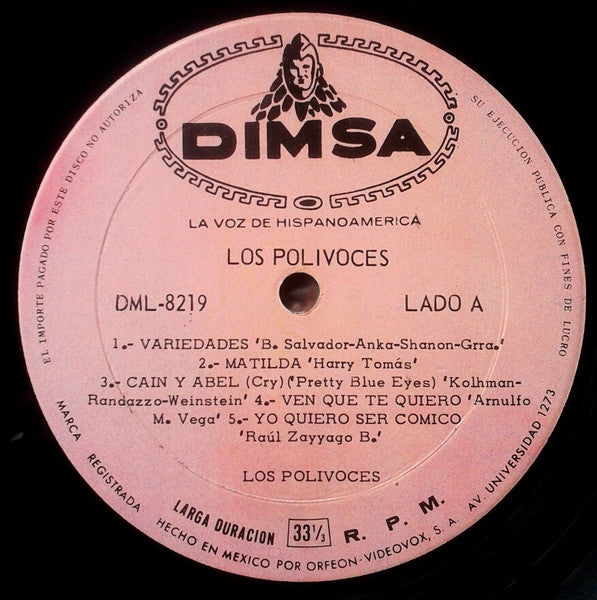 Los Polivoces : Los Polivoces (LP, Album)