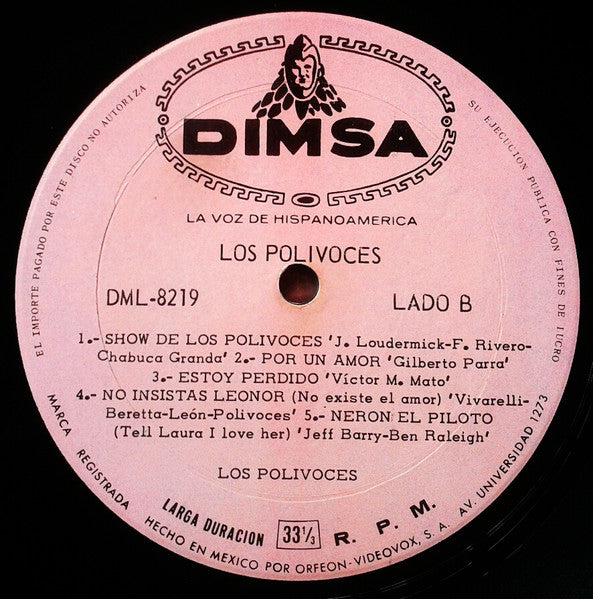 Los Polivoces : Los Polivoces (LP, Album)